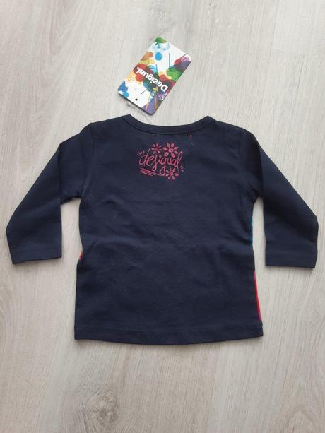 Dievčenské vzorované tričko dlhý rukáv (3 m.), desigual,62