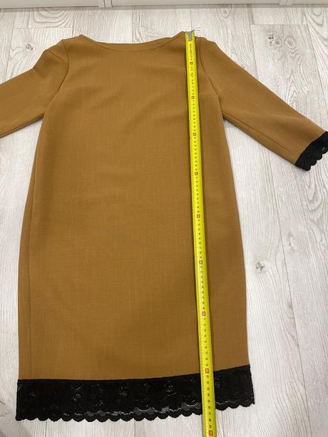 Rovné zimné šaty, s