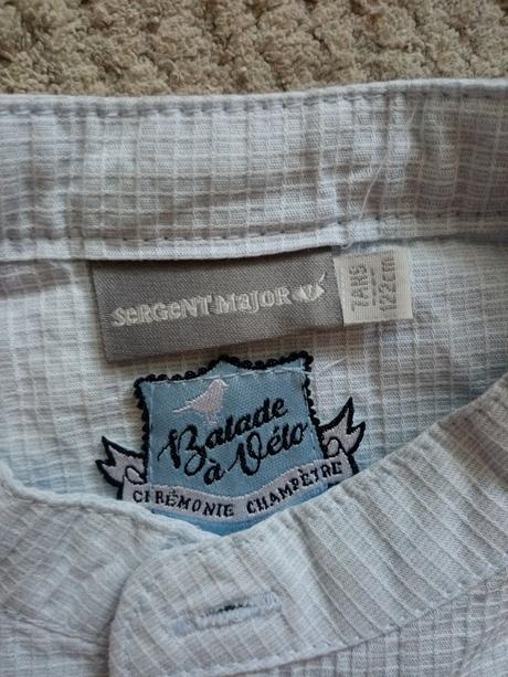 Chlapcenske košele vel. 122, sergent major,122