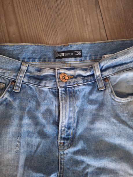 Bledé rifle s dierami veľkosť 29, fishbone,l