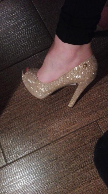 Zlate,krasne topanocky, 37