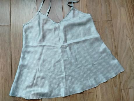 Saténová košieľka - vrch pyžamá, l