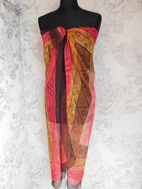 Jacques heim paris kvalitná luxusna hodvabna šatka, xxl