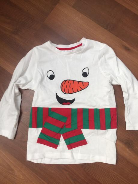 Tricko nove snehuliak, h&m,80