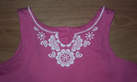 Tmavoružové šaty 122/128, carter's,122