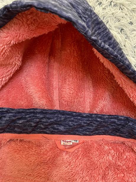 Dievčenská tenšia zateplená bunda, 158