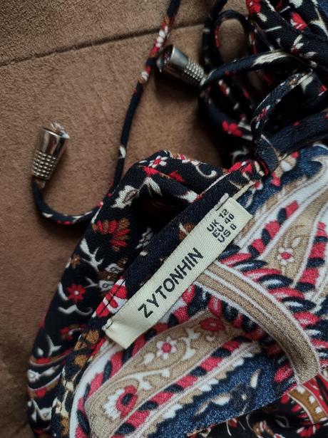 Šaty s paisley vzorom - skontroluj rozmery, l