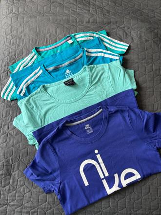 Športové tričko 4 ks, adidas,m
