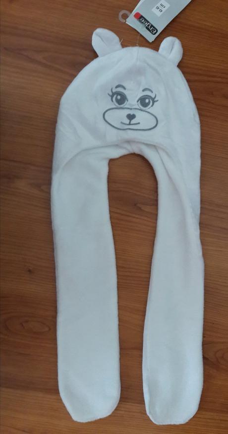 Flisova čiapka macko (obvod 43-45 cm), ergee,74