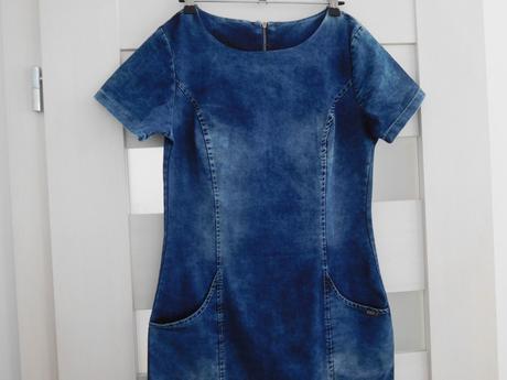 Šaty riflové, m , pružné, m