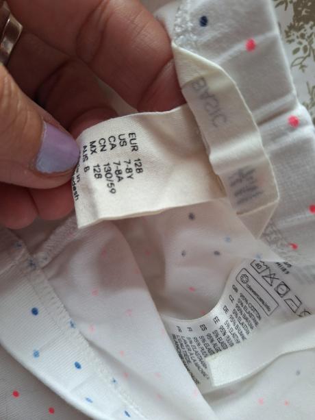 3/4 leginky, h&m,128