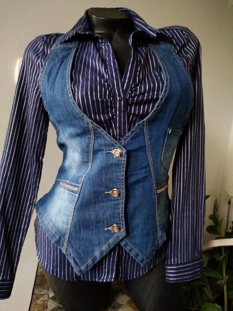 Džínsová vesta l, l