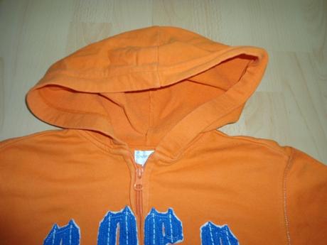 Oranzova chlapcenska mikina, 128