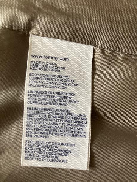 Hneda bunda tommy hilfiger, tommy hilfiger,xxl