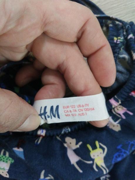 Letny zajacikovy overal, h&m,122