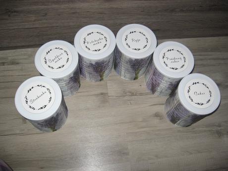 Kuchynské dózy na potraviny,