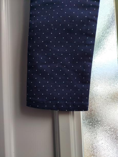 Elastické bodkované rifle, xs