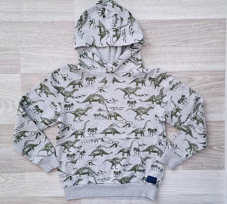 Mikina dinosaury zn. h&m(s poštou), h&m,134