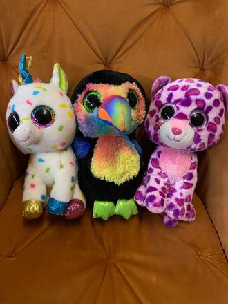 Plyšák ty jednorožec, tukan, gepard,