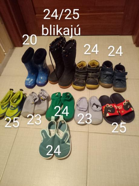 Topánky a protišmykové ponožky veľ. 20-25, 24