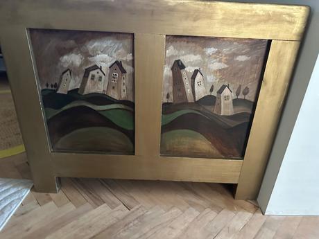 Krásna secesná posteľ 90x200cm, šírka (cm): 90,dĺžka (cm): 200