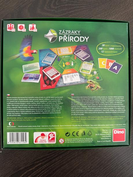 Kvízová hra zázraky prírody,