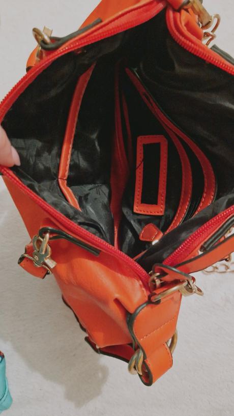 Krásna orange kabelka kim kardashian,