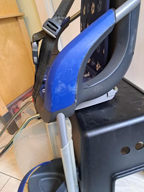 Qibbel sedačka na bicykel zadná čierna q100+2x uch,