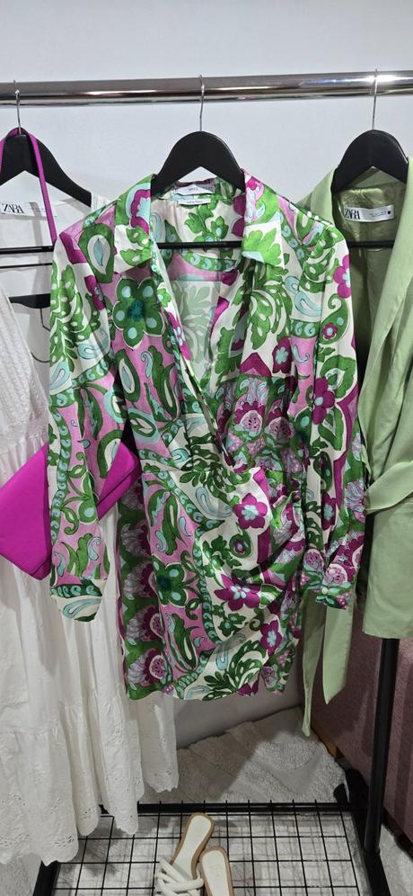 Saténové šaty mango, mango,l