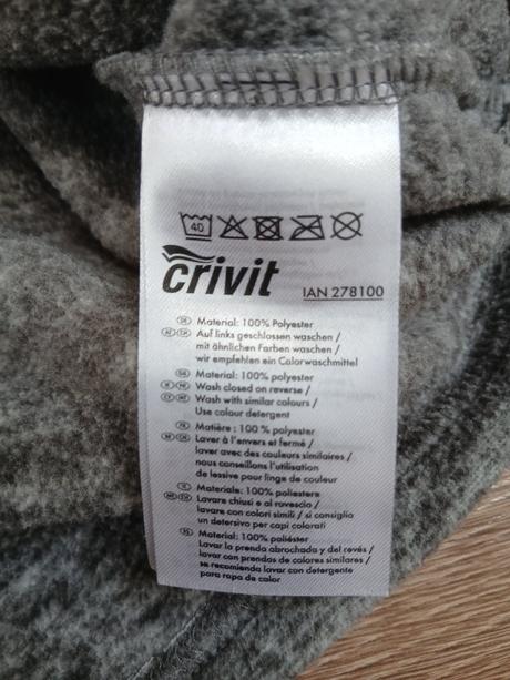 Teplá mikina, crivit,152