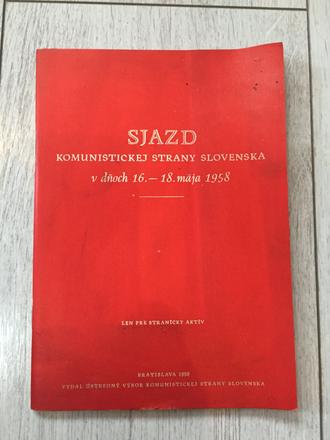 Brožura zjazd kss 1958,