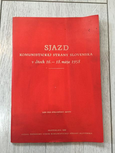 Brožura zjazd kss 1958,
