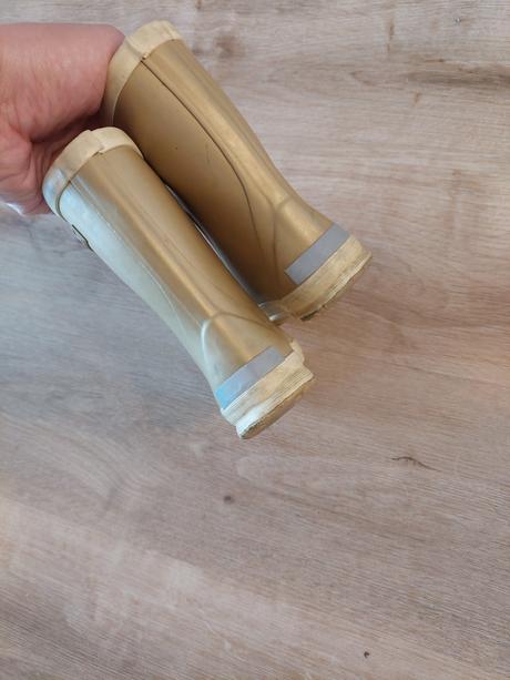 Gumaky barefoot zlate, bergstein,23