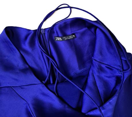 Saténové šaty zn. zara, veľ. m/l, zara,l