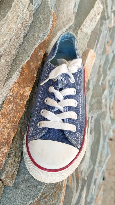 Dievčenské šnurovacie plátenné tenisky, veľ.32, 32