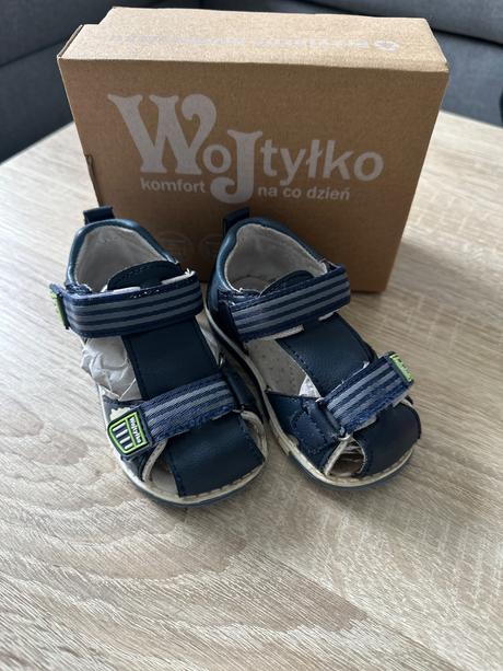 Sandále wojtylko, 2ks, tmavomodré, veľkosť 21, wojtylko,21