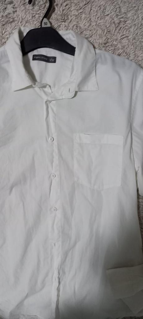 Biela pánska košeĺa, 41