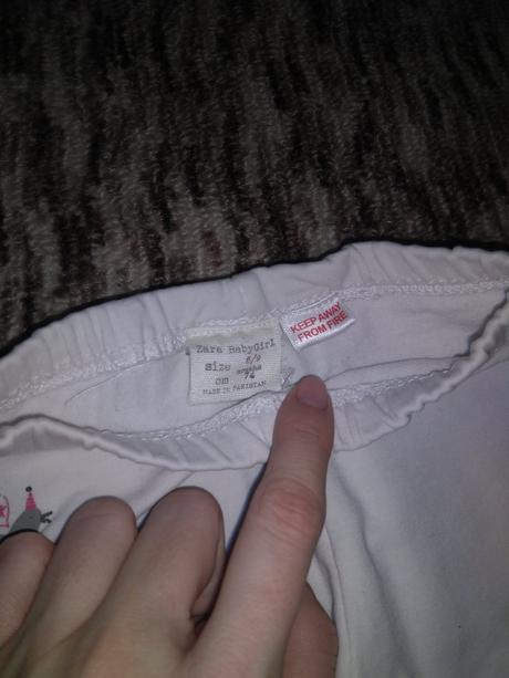 Nohavice 74 zara nove nenosené 2 ks, zara,74