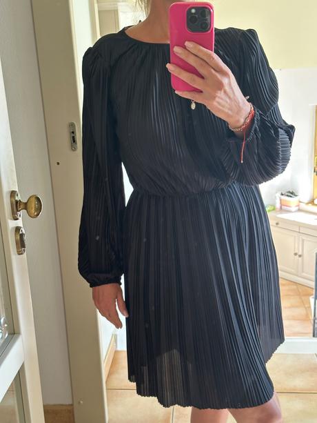 Plisovane šaty, h&m,s