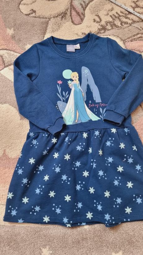 B3465 šaty hrubšie, disney,110