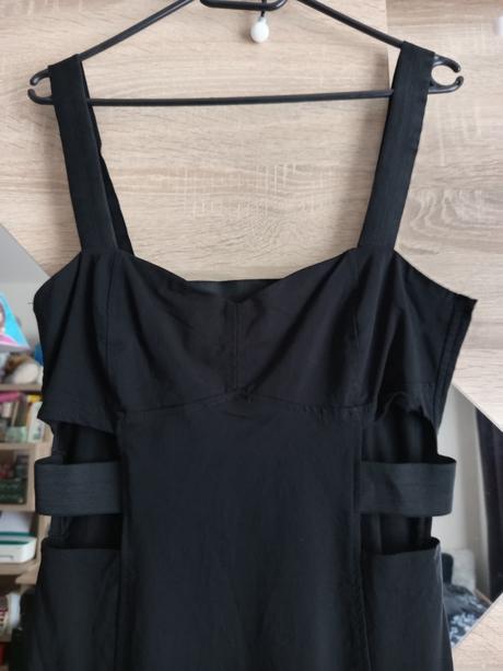 Čierne sexi šaty, h&m,s
