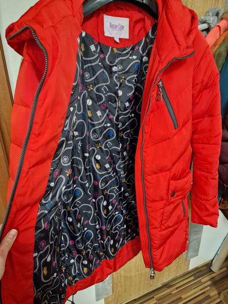 Dlhá zimná bunda, s