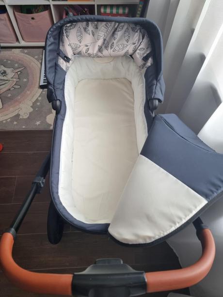 Tmavomodrý kočík-dvojkombinacia, petite&mars,petite&mars trails