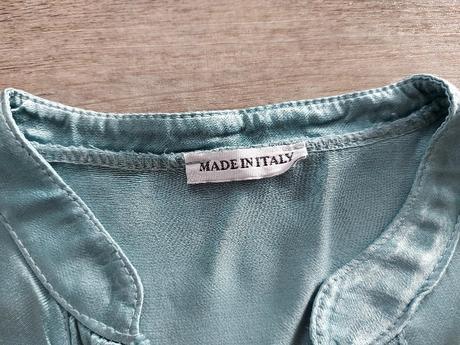 Modrozelené volánové šaty, 42