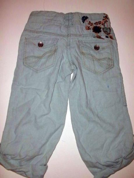 Štýlové roll-up nohavice pre 5-6 roč. slečnu, next,116