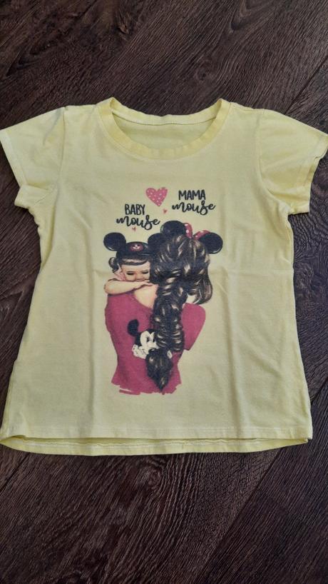 Tielko "jahoda" + tričko v.134, palomino,134