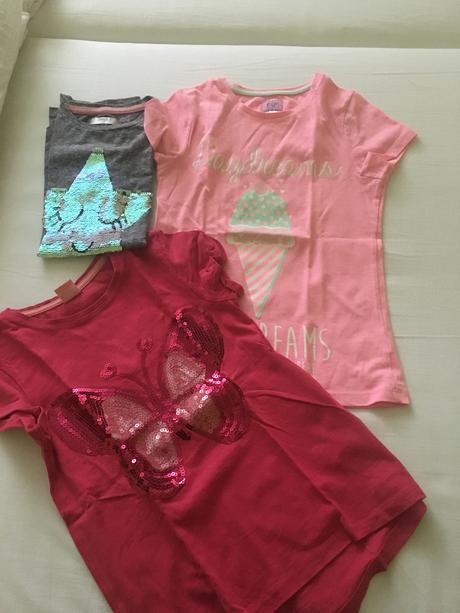 Tricka-122/128- cena spolu-4ks, f&f,122