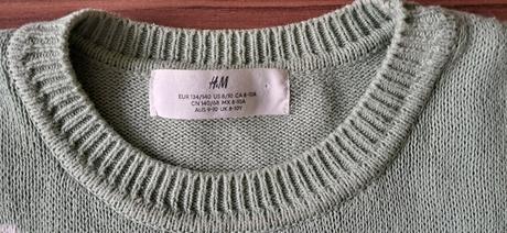 Svetrík v. 134/140, h&m,140