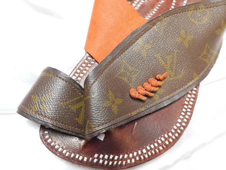 Louis vuitton luxusne panske kozene sandale 42,5, louis vuitton,42