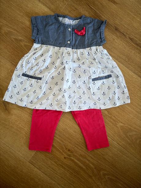 Letna namornicka suprava saty a leginky, f&f,62